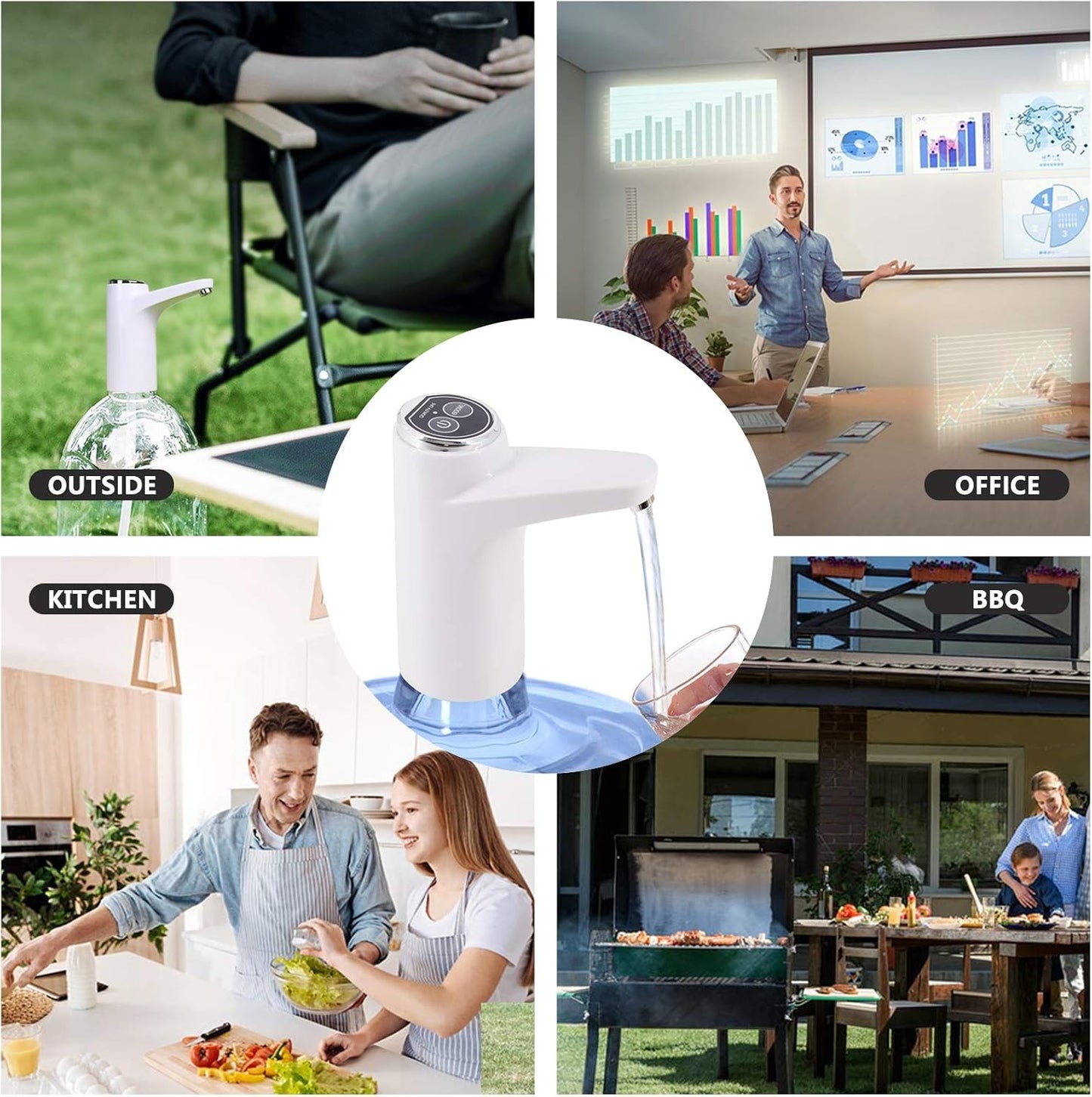 Touch Intelligent Electric Water Pump – Rechargeable