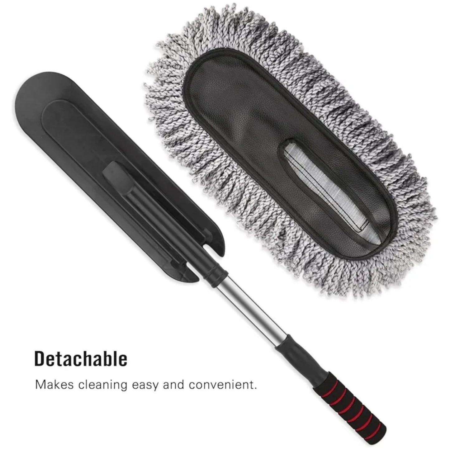 Car Wash Cleaning Brush Duster Dust Wax Mop Microfiber