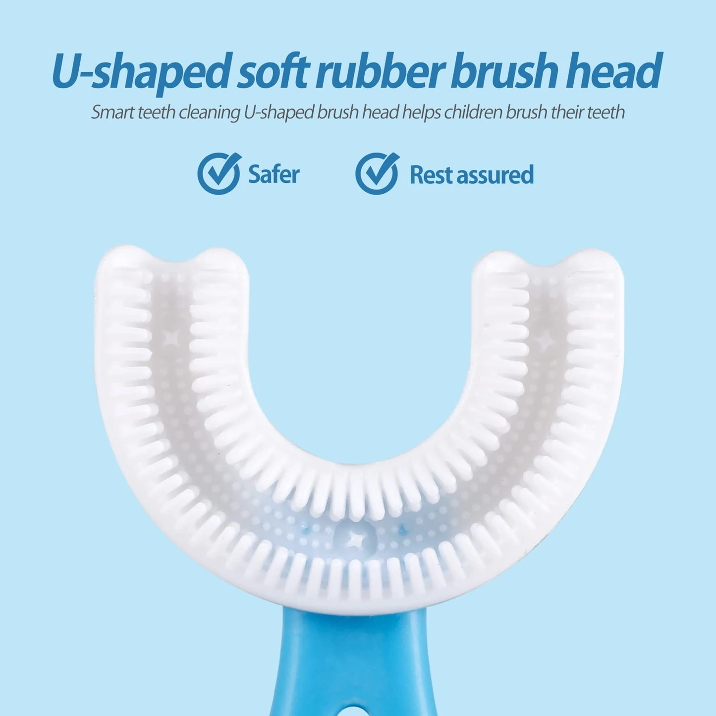 360 Degree U-Shaped Baby Toothbrush [Pack of 2]