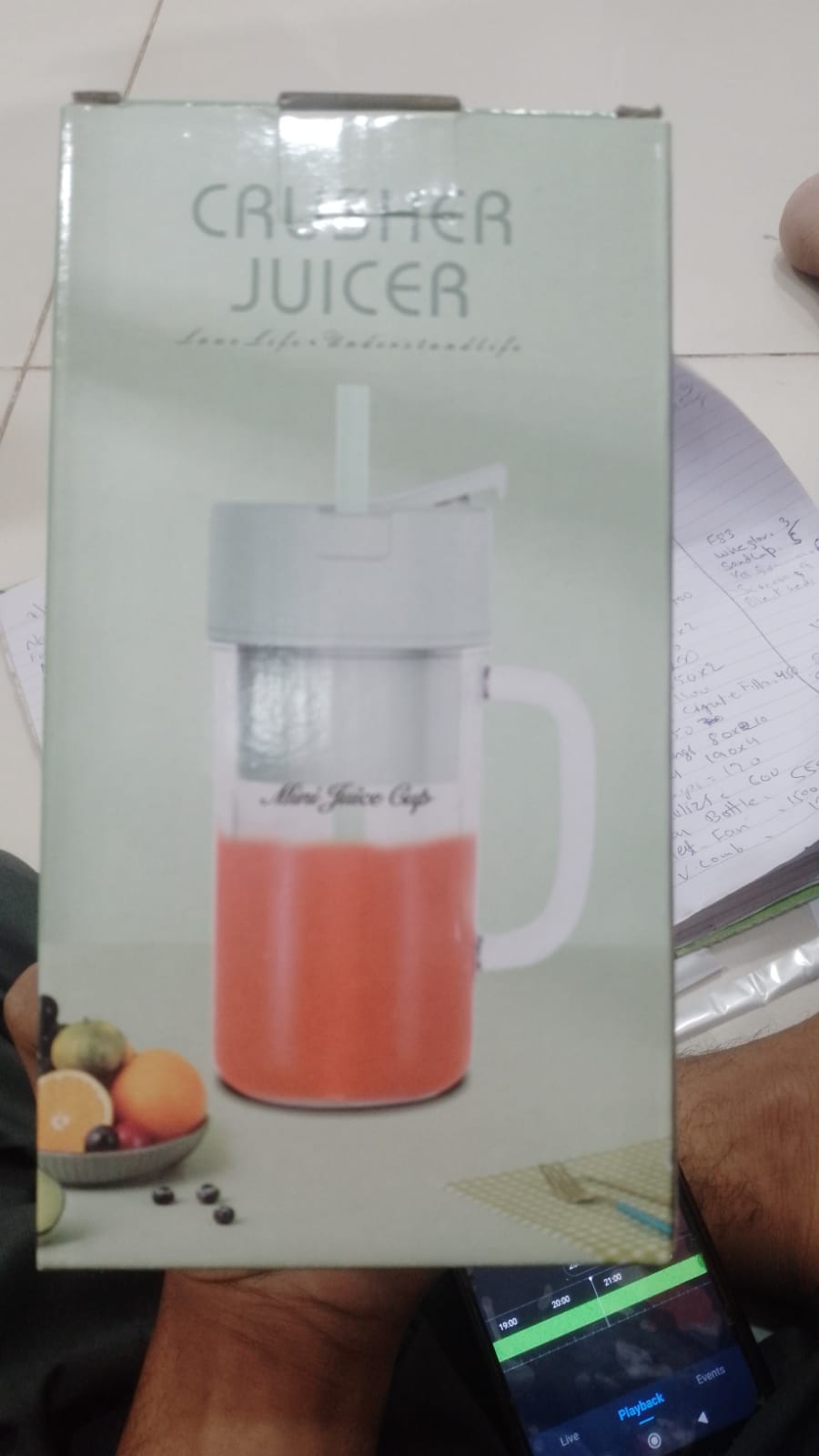 Portable Mini Crusher Juicer – USB Rechargeable Electric Juice Cup