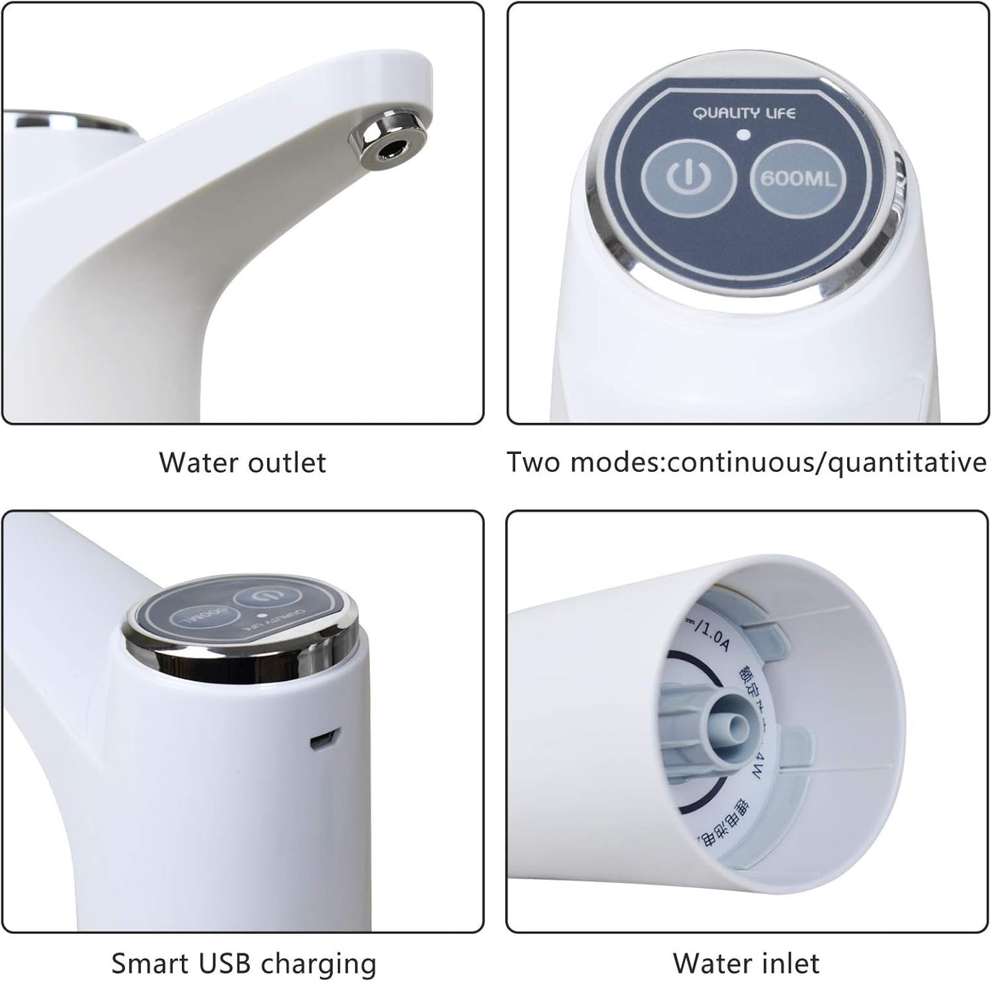 Touch Intelligent Electric Water Pump – Rechargeable
