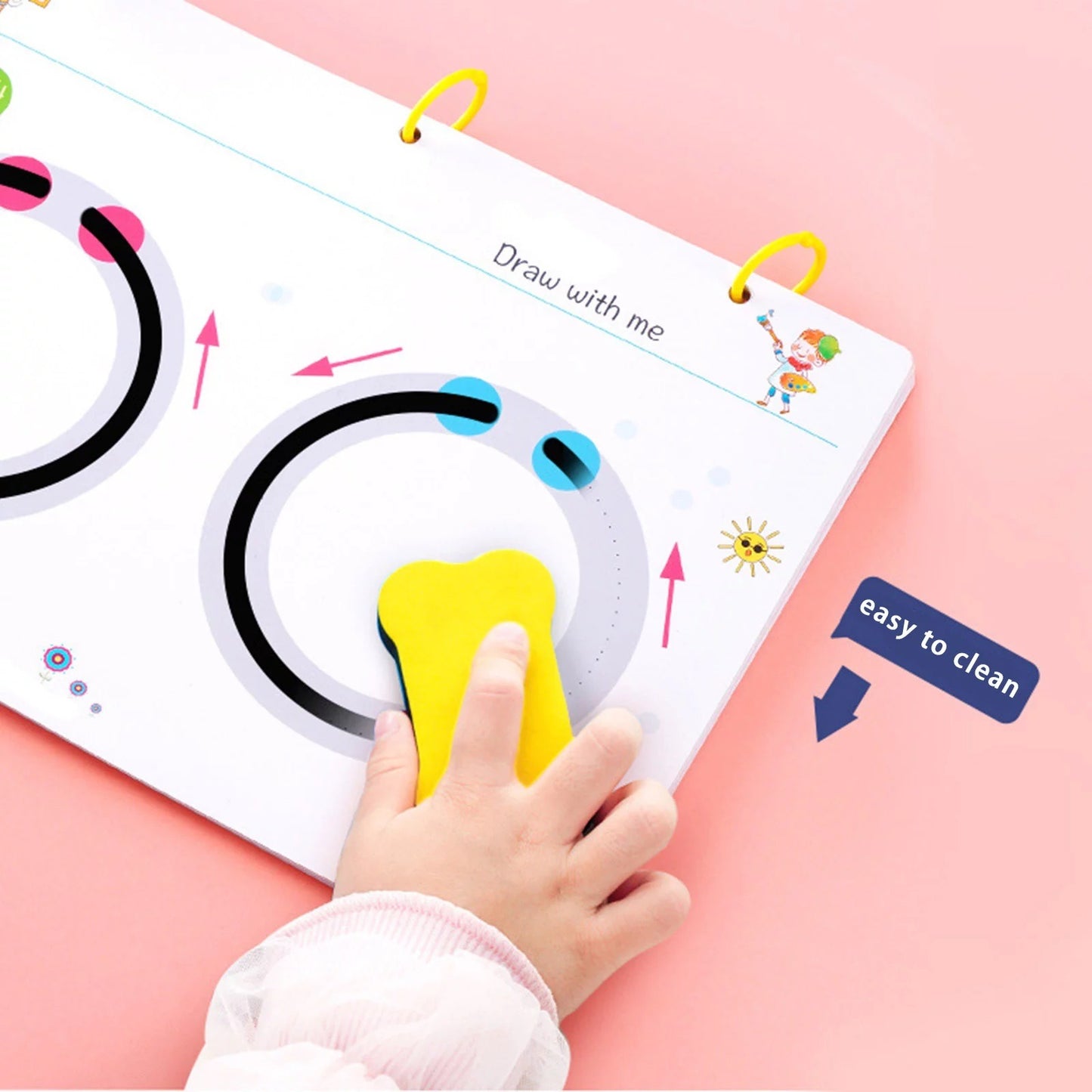 Magical Tracing Workbook Set for Kids – Reusable Learning to Write Alphabet