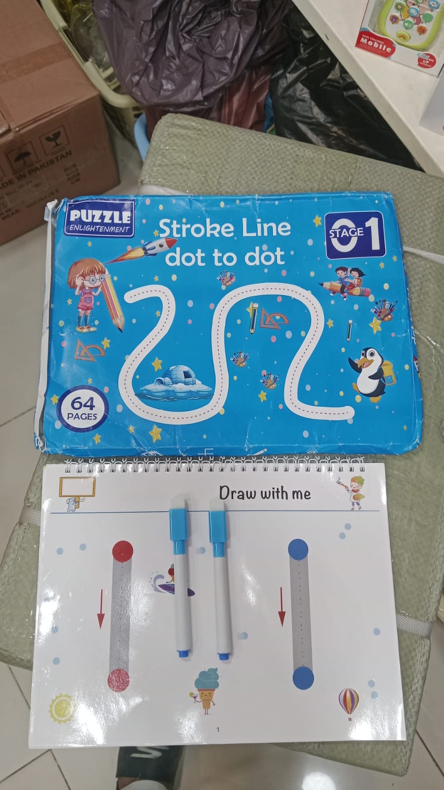 Magical Tracing Workbook Set for Kids – Reusable Learning to Write Alphabet